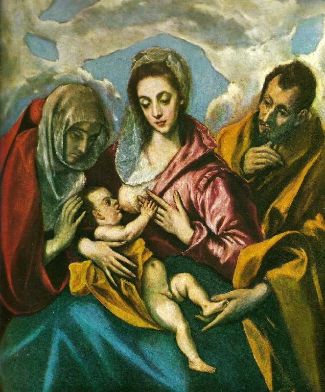 El Greco virgin with santa ines and santa tecla Germany oil painting art